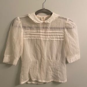 Vintage 70s Jessica’s Gunnies Voile Blouse